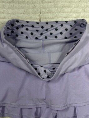 Lululemon 6 Pacesetter Skirt Lilac High‎ Noon Dot EUC!